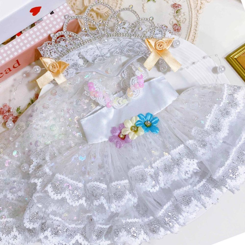 1 комплект кружевной 20 см хлопковой кукольной одежды, игрушечные аксессуары, хлопковая кукольная одежда Лолиты, платье, детский подарок