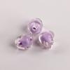 15mm Transparent Inner Color Horizontal Hole Chubby Heart Bead-in-Bead Acrylic Beads DIY Phone Chain Bracelet Jewelry Accessory