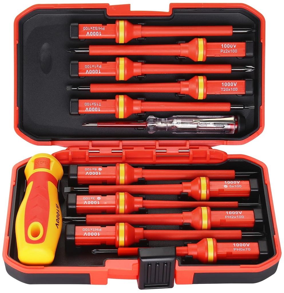 INSULATED SCREWDRIVERS 14 PIECES KD5972