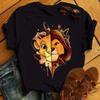 Hakuna Matata Print Tshirt The Lion King Casual Short Sleeve Basics Funny T Shirt Gift for Lady Yong Top Tee