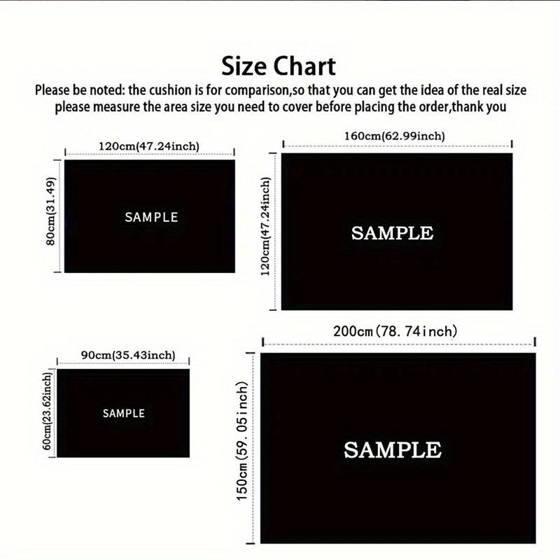 1pc The Incredibles Pattern Area Rug Soft Flannel Floor Mat for Living Room,Office,Bedroom and Carpet,Sofa Coffee Table Floor Mat
