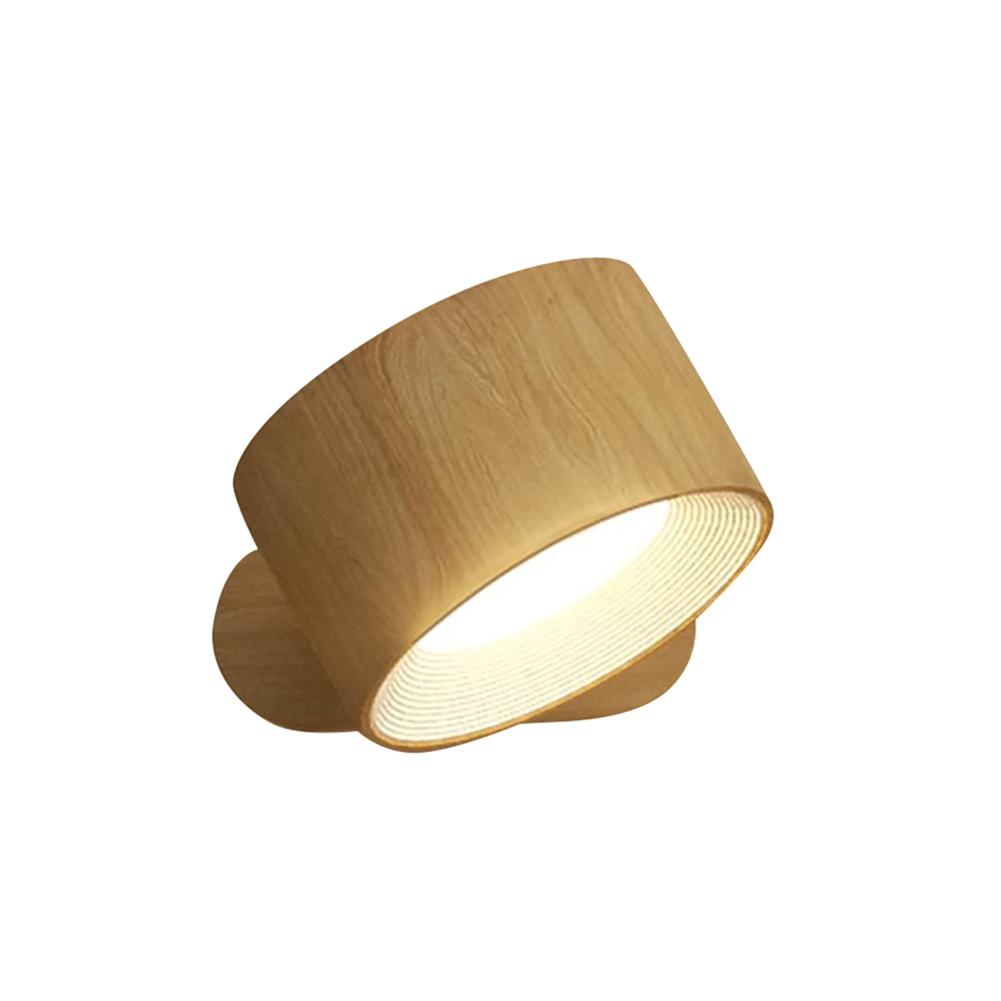 Магнитные настенные светильники с вращением на 360°, светодиодные бра с возможностью зарядки от USB, с регулировкой яркости, беспроводная настенная лампа для чтения с сенсорным управлением