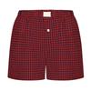 Women's New Summer Casual Comfortable High Waist Loose Wide Leg Retro Plaid Shorts