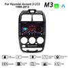 Android Car Radio Multimedia Video Player Navigation GPS For Hyundai Accent 2 LC2 1999-2012 With Button Knob Stereo Carplay 2+32GB