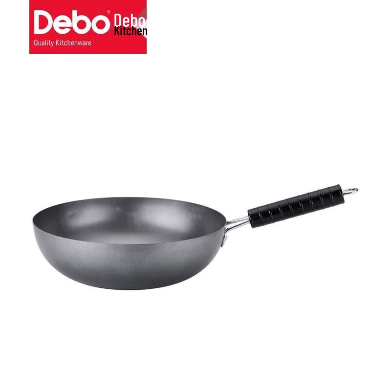 Debao DEP-279 Carbon Steel Wok, 30cm