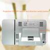 Projection Alarm Clock for Bedroom with Thermometer Hygrometer Digital Project Ceiling Clock Dimmable LED Display 180°Rotable