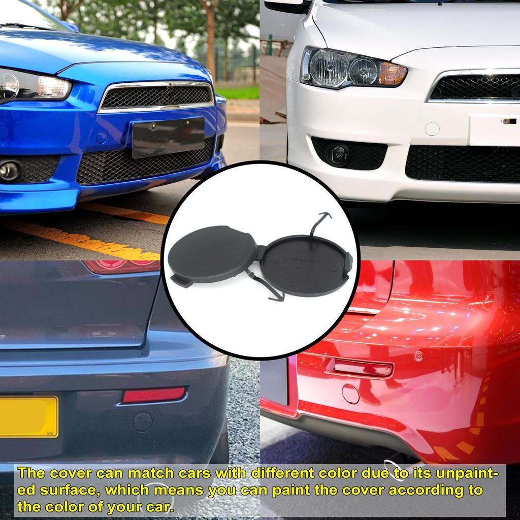Для Mitsubishi Lancer 2008-2015 незагрунтованная крышка автомобильного фаркопа, крышка для буксировки, задний передний бампер, автомобильные аксессуары 2009 2010 2011