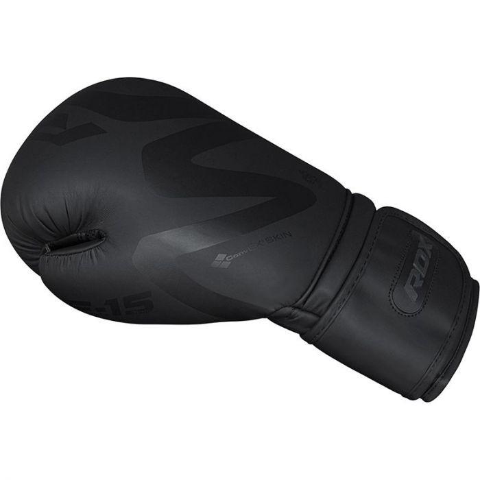 RDX F15 Boxing Gloves Black/Black 12oz