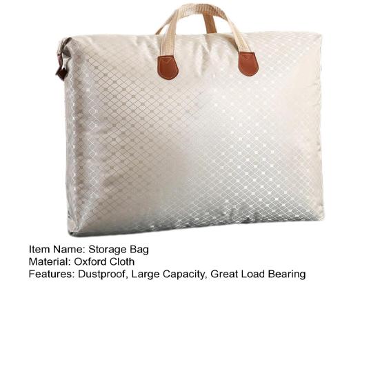 Сумка для хранения в гардеробе Складная застежка-молния с ручкой Корзина для хранения одежды Органайзер для шкафа Пакет для переезда Пододеяльник Простыни