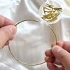 5Pcs Dream Catcher Open Circle Ring Wreath Macrame Hoop Ring for Making Wedding Decors, Wall Hanging Crafts Easy to Use