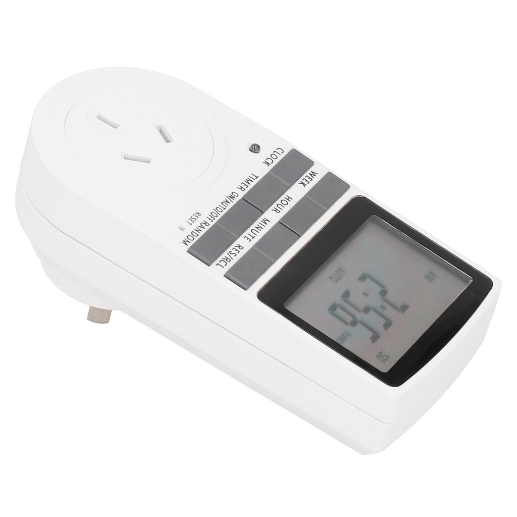 LCD Digital Timer Socket Programmable Timer Swtich for Lights Electrical Outlets