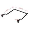 Motorcycle Universal Black Chrome Saddlebag Saddle Bag Support Bars MountBracket