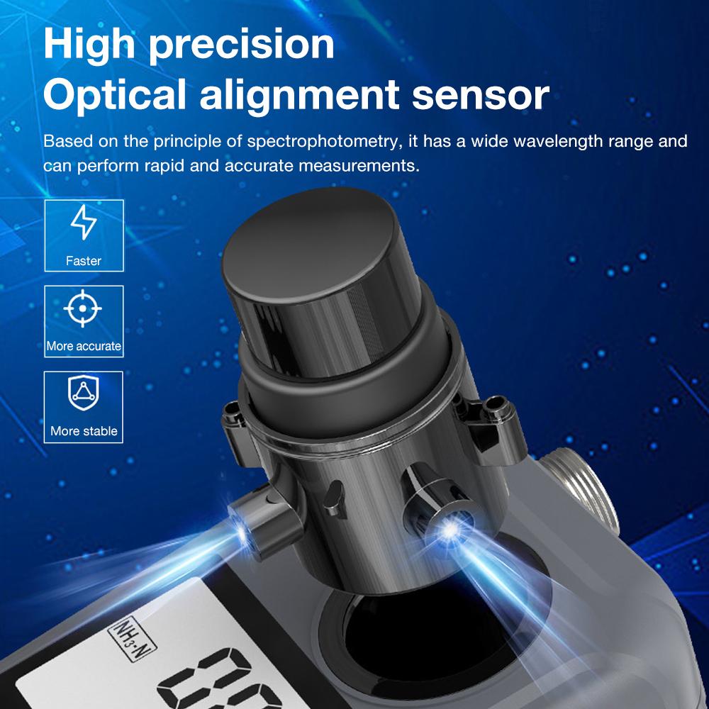 PH Hydrogen Sulfide Nitrite Ammonia Nitrogen Toxic Ammonia Residual Chlorine Water Quality Detector Portable Turbidity meter