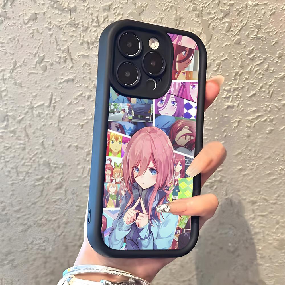 Anime The Quintessential Quintuplets Phone Case For IPhone 17 Pro Max 16 15 14 Pro Max IPhone 13 Pro Max 11 Plus Silicone Cover