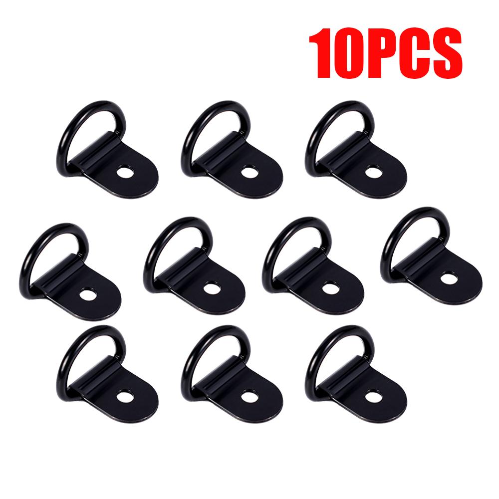 D-образное автомобильное тяговое кольцо Универсальное крепление грузов для грузовиков Якорь Аксессуары Гребная лодка Внедорожник Гамак Тент Железный крепеж