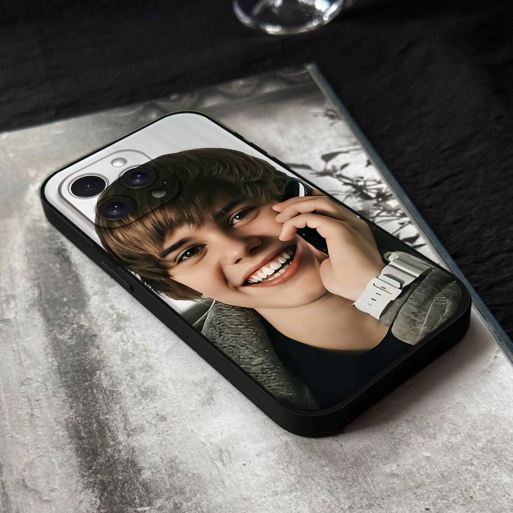Чехол для телефона J-Justin B-Bieber Для IPhone 17,16,15,14,13,12,11 Plus,Pro,Max,XR,XS,X,7,8 Plus,Mini Черный Силиконовый Мягкий