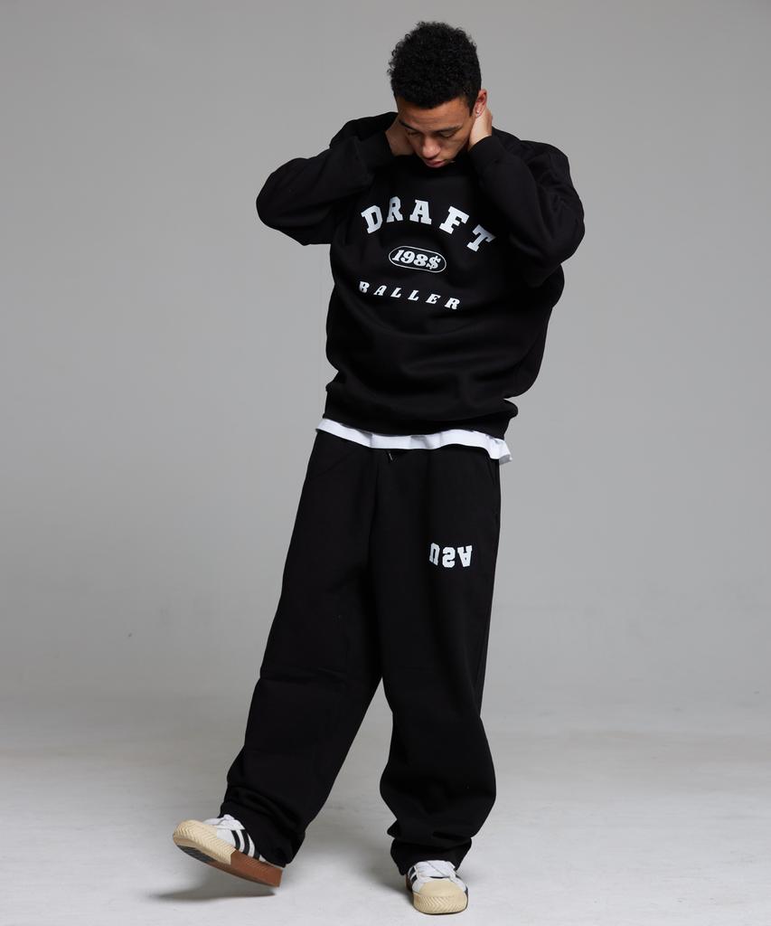 CREAM SODA LAB $198 Худи оверсайз с принтом Arc Baller Черный