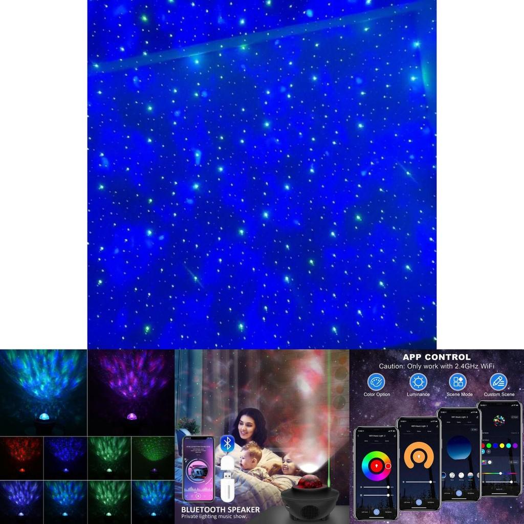 Завораживающий проектор северного сияния с Bluetooth-музыкой и завораживающим светом водяной волны