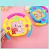 Marble Handheld Kids Puzzle With Steering Wheel Design For Educational Play