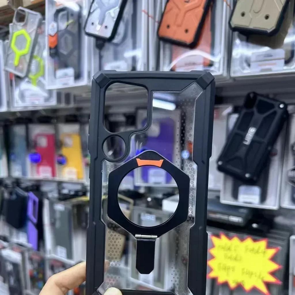 Чехол Htxw Plasma XTE с магнитной подставкой для Samsung Galaxy S25 S24 Ultra S23 Plus, оригинальный противоударный чехол MagSafe Rugged Armor Cover