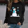 Women's Long Sleeve Tops 3d Cute Printed Black Long Sleeve T-shirts & Blouse Autumn Winter Female Clothing 2024 Women Sweashirts