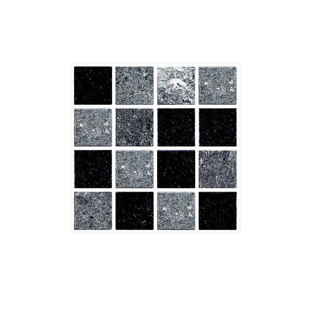 Kitchen Fashion Mosaic Self-adhesive Removable Tile Stickers Wallpaper Wall Stickers DIY Home Decor