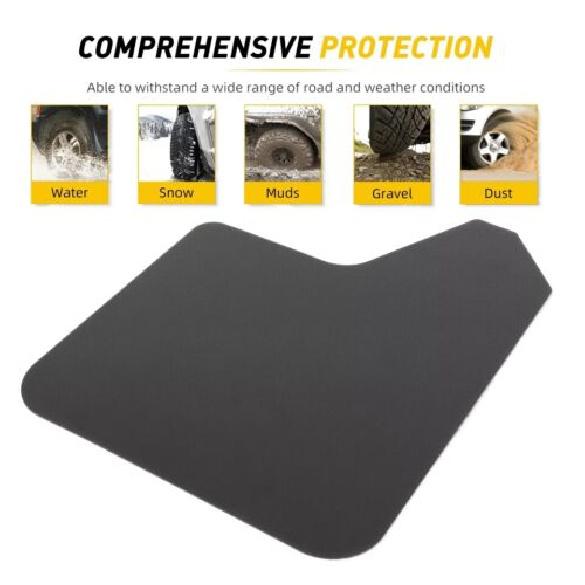 2 Pcs Car Mud Flaps Mudguard Splash Guards Mudflaps Fenders For Truck Pickup Suv