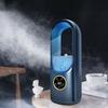 Портативный безлопастной вентилятор с 6 скоростями и функцией распыления, тихий настольный вентилятор с таймером на 6 часов для спальни, гостиной, офиса
