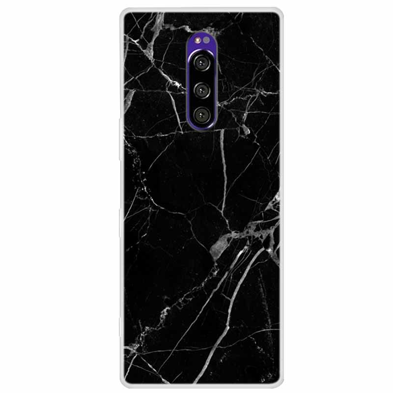 Мягкий силиконовый чехол для Sony Xperia 1 Чехол Модный прозрачный чехол с тигром для Sony Xperia1 XZ4 SO-03L SOV40 J8110 Бамперы