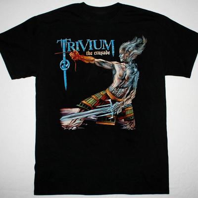 Trivium The Crusade T-shirt Black Short Sleeve All Sizes S-5XL XX356 Unisex T-Shirt
