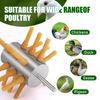 50Pcs Chicken Plucker Fingers Poultry Hair Feather Removal Machine Accessories Rubber Plucking Fingers for Chickens Turkeys Ducks Geese