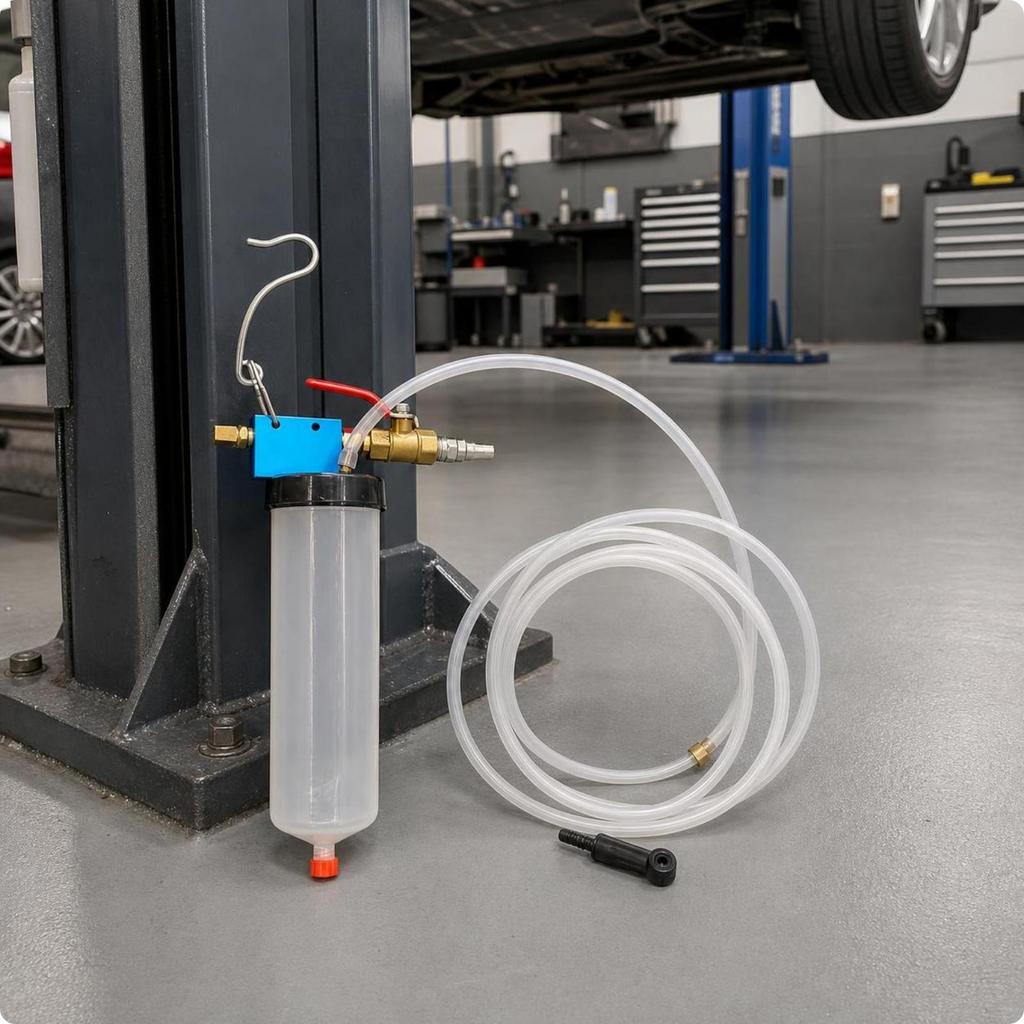 Пневматический экстрактор тормозной жидкости Портативный инструмент Устойчивый для механиков