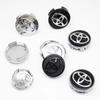 LFPB6 4Pcs 57/62mm Car Wheel Center Hub Cap Wheel Rim Cover for Toyota Corolla RAV4 Levin Yaris C-HR Camry Prado Prius Car Accessories