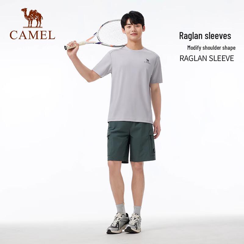 Camel Унисекс футболка с коротким рукавом, быстросохнущая