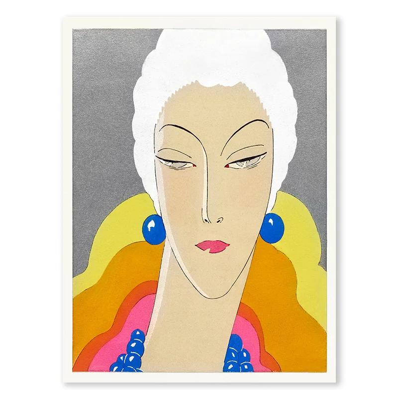 Vintage Nostalgic Palace Oil Painting Print On Canvas Butterfly Flower Wall Art Street Poster For Hallway Living Room Decoration