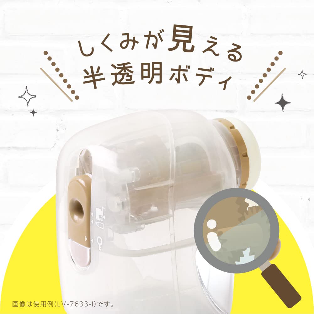 Точилка для карандашей Sonic Toga Return Manual Ribigaku Ivory LV-7633-I