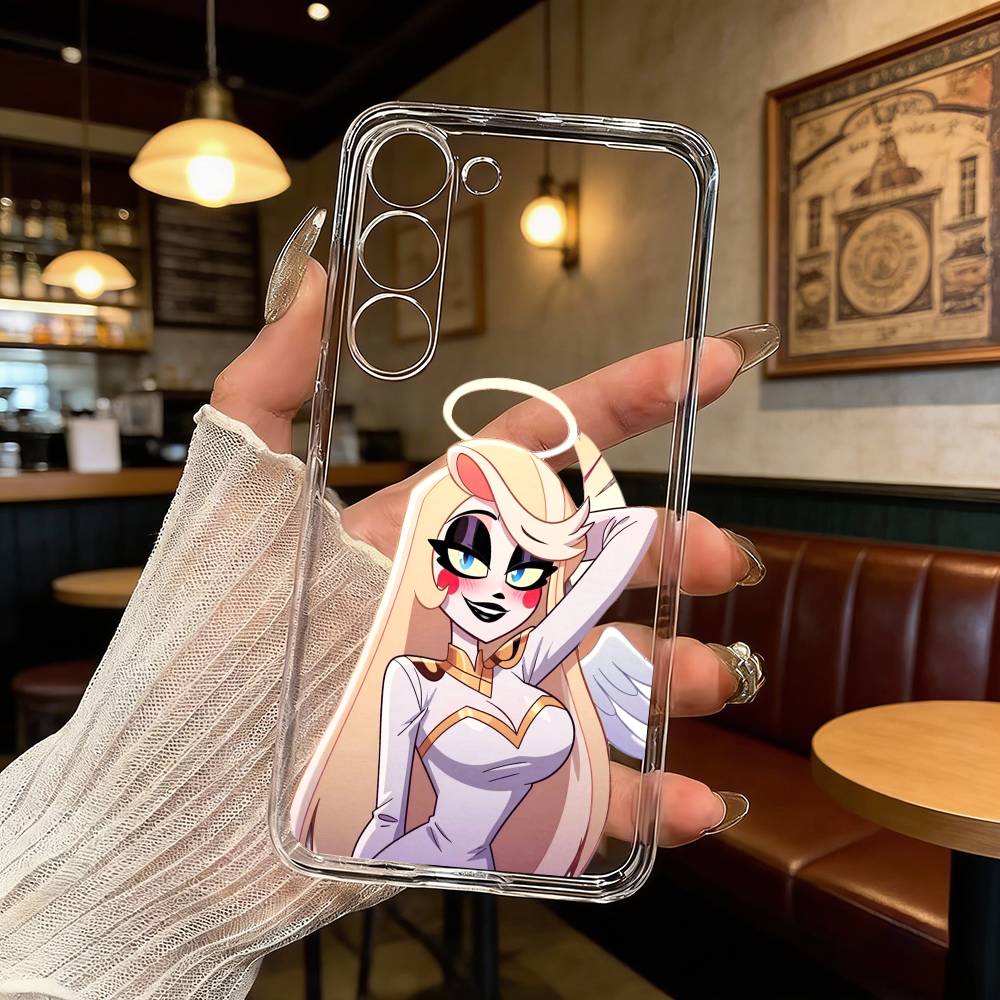 H-Hazbin H-Hotel Чарли Морнингстар Чехол для телефона Samsung Galaxy A71,A70,A52,A51,A40,A30 Прозрачная крышка