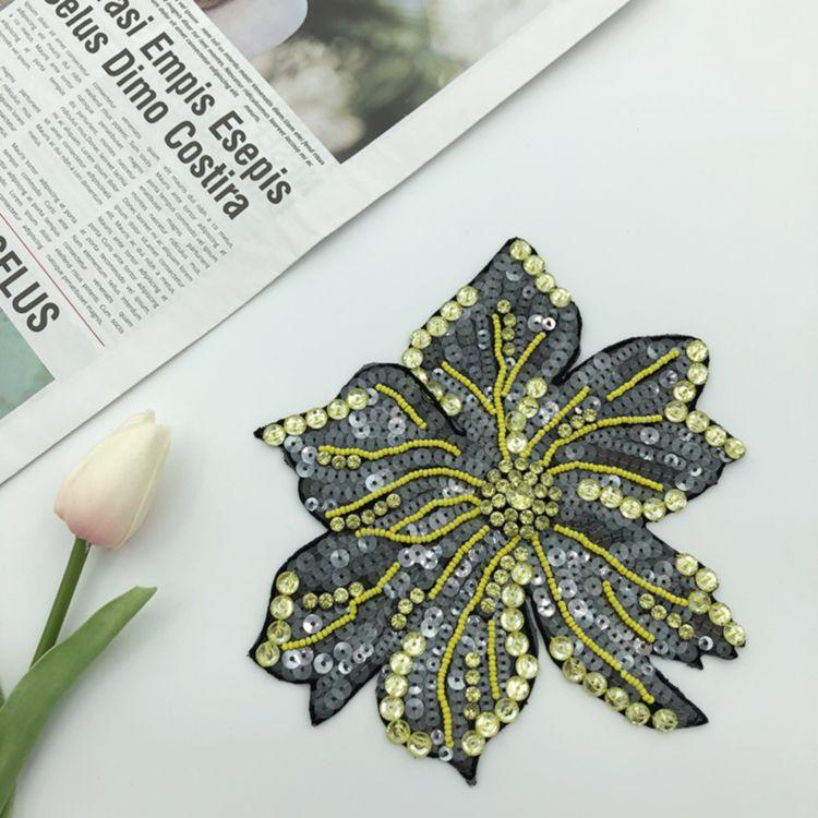 LHY Stylish Five Color Embroidered Flower Clothing Ingredients With High Quality and Fair Price Accessories