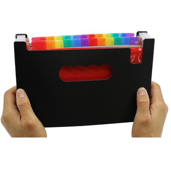 Colorful A5 Multi-Layer Expanding File Receipt Folder Organizer Pockets Holder