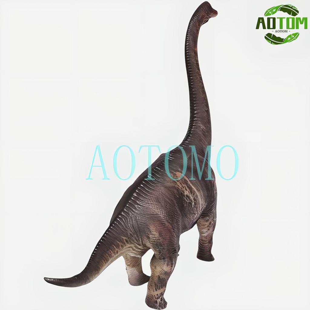 Aotomo Dinosaur Figure Vinyl Model Brachiosaurus Blue FK Big Size Soft Vinyl Dinosaur