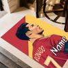 Ronaldo's Legacy Continues Customizable Name Floor Rug Office Rug Design for Playrooms Game Room Living Rooms Hallway Antislip Carpet Decorate Offices