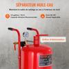 10 Gallon/38L Sandblaster Equipped with Nozzle Shut-Off Valve Pressure Gauge Ceramic Nozzle Rubber Wheels Grit Blasting Blast Sandblasting