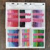 12Pcs/Pack Practical Good Toughness Bright Color Embroidery Thread Friendship Bracelet Making String Household Supplies