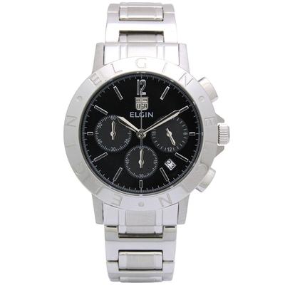 Elgin Серебряные часы FK1409S-B Мужские