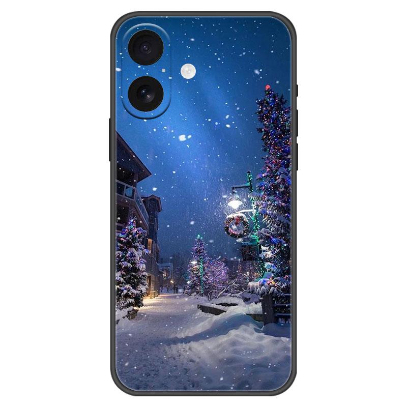 Для IPhone 17 Pro Max 17Air Чехол Рождественский Расписной Funda Мягкий ТПУ Силиконовый Чехол для Телефона Для IPhone Air 17 17Pro 17ProMax Чехол Etui