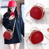 High-value Bag Women's 2025 New Simple and High-end Small Round Bag Shoulder Messenger Bag Fashionable Portable Women's Bag Tide