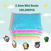 Мини-бусины 2,6 мм 100 000 шт. 1 кг 230 цветов для детей Hama beads DIY Пазлы Бусины для глажки высокое качество DIY подарок