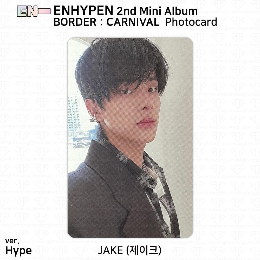 ENHYPEN 2-й мини-альбом Border Carnival, официальная фотокарточка Up Hype Down Ver. KPOP