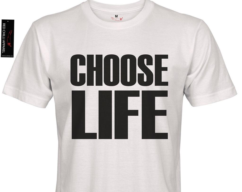 Choose Life Wham Retro 80s Inspired T-shirt