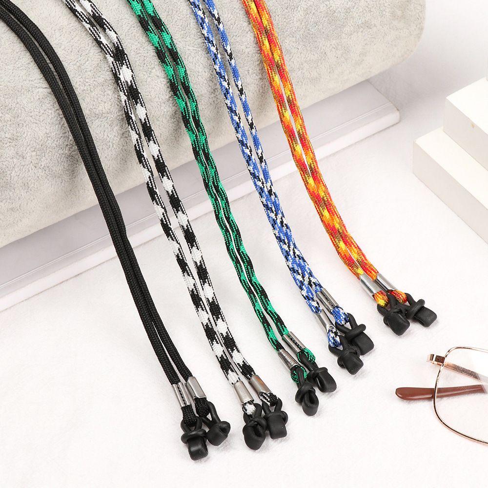 Men Non-slip Necklace Eyewear Braid Glasses Holder Strap Sunglasses Lanyard Glasses Chain Holder